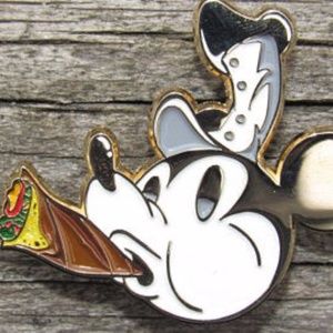 Mickey Mouse Steam Toak Pin Golden Dabs